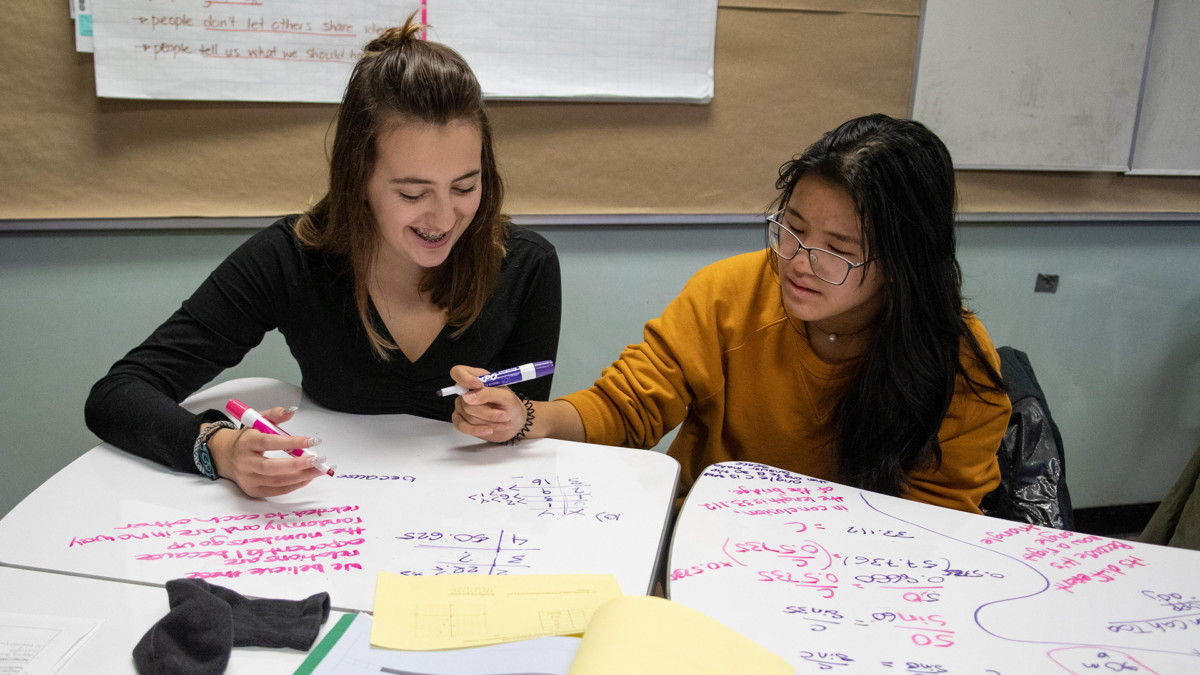 Collaboration Is Key For Math Class At Waterloo Collegiate Institute