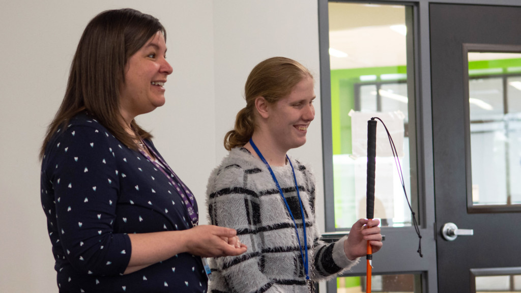 sightedguidetraining2 Waterloo Region District School Board Annual